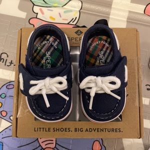 Brand NEW Baby Sperry Boat Shoes - Intrepid Crib Jr Navy